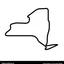 New York state outline